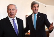 Netanyahu-izquierda-y Kerry.