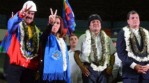 De izquierda a derecha, Nicolás Maduro, Cristina Fernández, Evo Morales y Rafael Correa. De izquierda a derecha, Nicolás Maduro, Cristina Fernández, Evo Morales y Rafael Correa.