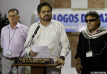 Los representantes de las FARC Los representantes de las FARC