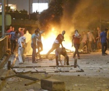 Manifestantes en el Cairo. Manifestantes en el Cairo.