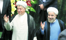Rafsandjani-izquierda-y Rohani Rafsandjani-izquierda-y Rohani