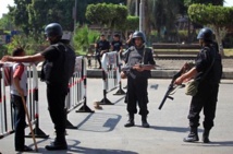 Policías egipcios en El Cairo Policías egipcios en El Cairo