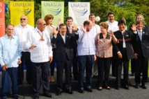 Los presidentes de los países de UNASUR
