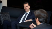 Bashar Al Asad durante la entrevista Bashar Al Asad durante la entrevista