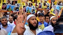 Manifestantes islamistas