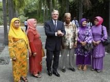 El embajador holandés en Yakarta, Indonesia