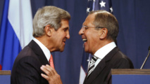 John Kerry-izquierda-y Serguei Lavrov John Kerry-izquierda-y Serguei Lavrov