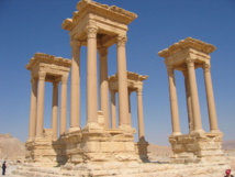 Ruinas romanas en Palmira, Siria.