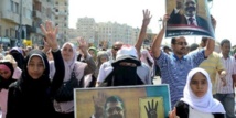 Manifestantes en Egipto