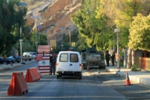 Un puesto de control del ejército libanés en Balbek