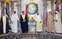 Una foto de archivo de los reyes del Consejo de Cooperación del Golfo