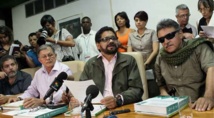 Los delegados de las FARC, en Cuba.