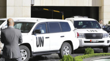 Los funcionarios de la ONU, en Siria Los funcionarios de la ONU, en Siria