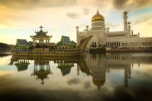 La mezquita nacional de Brunei