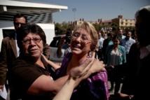 Michelle Bachelet, a la derecha