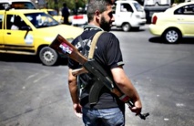 Un soldado sirio, en Damasco Un soldado sirio, en Damasco