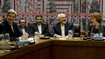 De izquierda a derecha, Kerry, Javad Zarif y Ashton De izquierda a derecha, Kerry, Javad Zarif y Ashton
