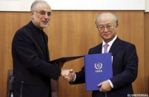 Irán y la AIEA firman acuerdo de inspección nuclear, Occidente presiona Irán y la AIEA firman acuerdo de inspección nuclear, Occidente presiona