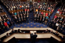 Obama hablando en el Congreso