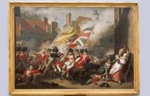 Cuadro representando a soldados británicos Cuadro representando a soldados británicos