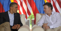Barack Obama-izquierda-y Juan Manuel Santos Barack Obama-izquierda-y Juan Manuel Santos
