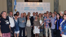 Familiares de fusilados españoles, en Argentina.