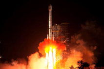 Chang'e 3, despegando de la tierra. Chang'e 3, despegando de la tierra.