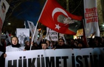 Manifestantes contra el gobierno Manifestantes contra el gobierno