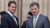 Enrique Peña Nieto-izquierda-y Juan Manuel Santos Enrique Peña Nieto-izquierda-y Juan Manuel Santos
