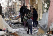 Civiles en Homs Civiles en Homs