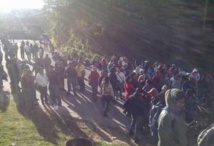 Maestros protestando en Guatemala Maestros protestando en Guatemala