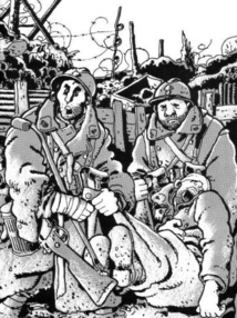 Una viñeta de Jacques Tardi Una viñeta de Jacques Tardi