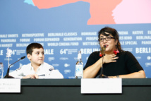 Ramasan Minkailov y Sudabeh Mortezai, en Berlín Ramasan Minkailov y Sudabeh Mortezai, en Berlín