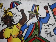 Detalle de un mural de Carlos Páez Vilaró Detalle de un mural de Carlos Páez Vilaró