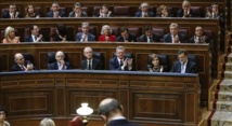 Los miembros del gobierno, en el Congreso