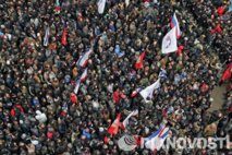 Manifestantes en Simferopol