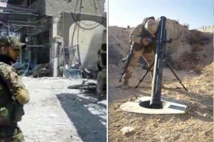 Miembros de la resistencia del partido de dios-hezbolá-luchan en Yabrud Miembros de la resistencia del partido de dios-hezbolá-luchan en Yabrud