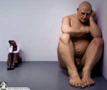 Una obra de Ron Mueck Una obra de Ron Mueck