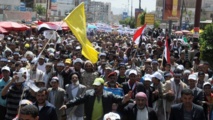 Manifestantes en Yemen Manifestantes en Yemen