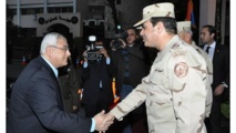 Abdul Fatah As Sisi-a la izquierda-. Abdul Fatah As Sisi-a la izquierda-.