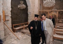 Bashar Al Asad en Malula Bashar Al Asad en Malula