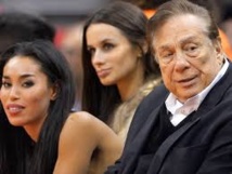 Donald Sterling-derecha-y su novia. Donald Sterling-derecha-y su novia.