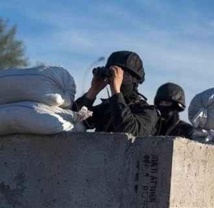 Fuerzas especiales ucranianas en un punto de control cerca de Donetsk Fuerzas especiales ucranianas en un punto de control cerca de Donetsk