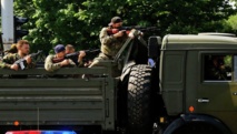 Combates en el aeropuerto de Donetsk en las primeras horas de Poroshenko como presidente electo