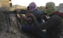 Milicianos islamistas en Faluya Milicianos islamistas en Faluya