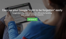 La página forget.me facilita el servicio La página forget.me facilita el servicio