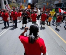 Manifestación de los indígenas Manifestación de los indígenas