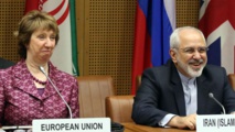 Los representantes de Exteriores de la UE, Catherine Ashton-izquierda-y de Irán, Muhammad Jauad Zarif Los representantes de Exteriores de la UE, Catherine Ashton-izquierda-y de Irán, Muhammad Jauad Zarif