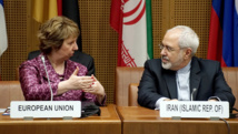 Catherine Ashton-izquierda-y Muhammad Jauad Zarif Catherine Ashton-izquierda-y Muhammad Jauad Zarif