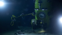 El sumergible, en la fosa de las Marianas El sumergible, en la fosa de las Marianas
